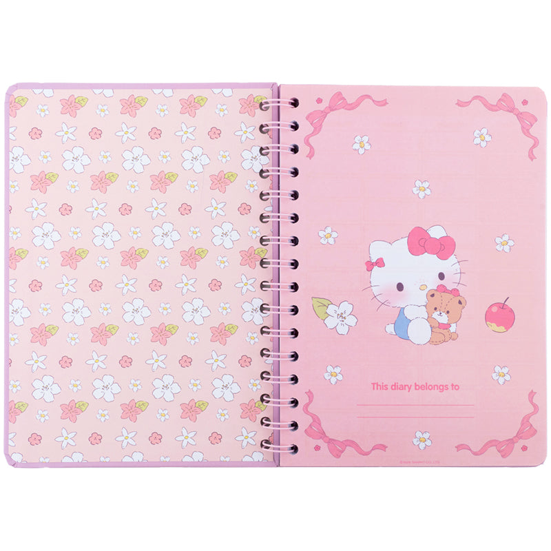 Щоденник на спіралі Kite Hello Kitty HK26-438, тверда обкладинка