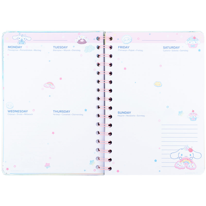 Щоденник на спіралі Kite Cinnamoroll CR26-438, тверда обкладинка