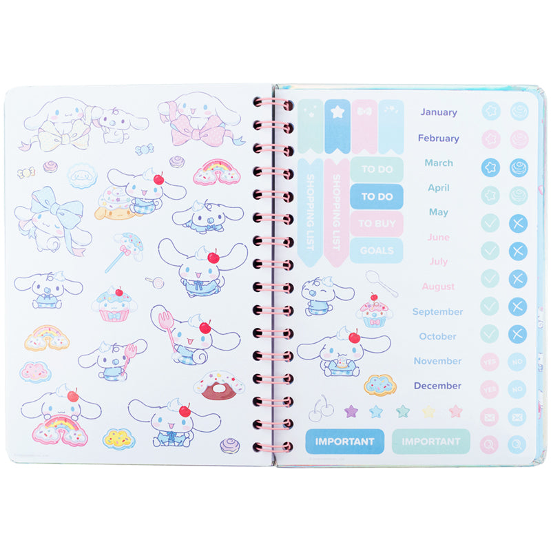 Щоденник на спіралі Kite Cinnamoroll CR26-438, тверда обкладинка