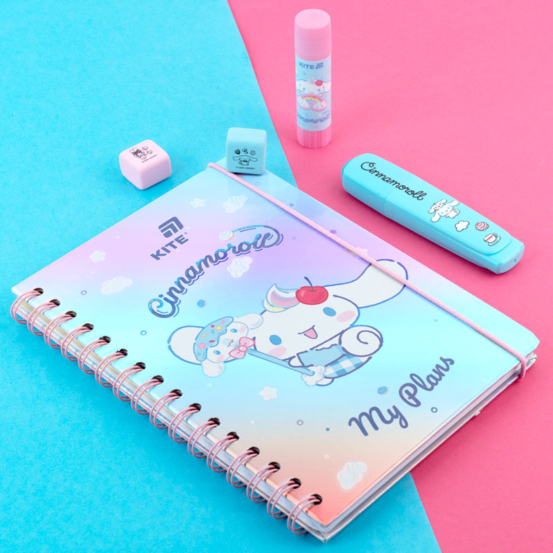 Щоденник на спіралі Kite Cinnamoroll CR26-438, тверда обкладинка