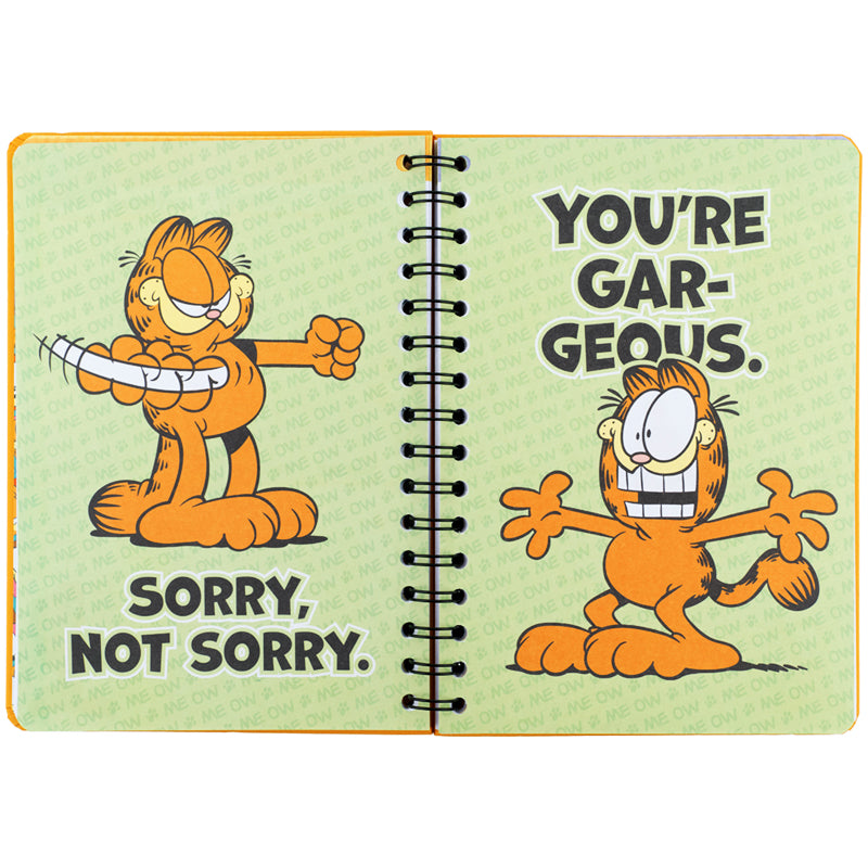 Щоденник на спіралі Kite Garfield GF26-438, тверда обкладинка