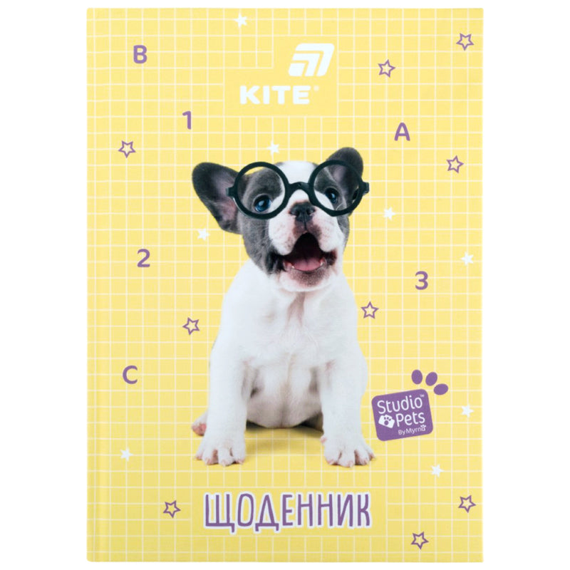 Alexandra Shake Concept 12個&DALKLD4個セット Щоденник шкільний Kite Studio Pets SP26-262-1, тверда обкладинка