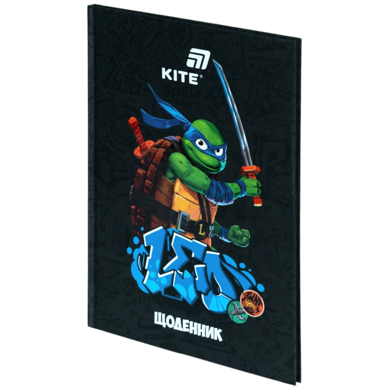Школьный дневник Kite Ninja Turtles NT26-262, твердая обложка