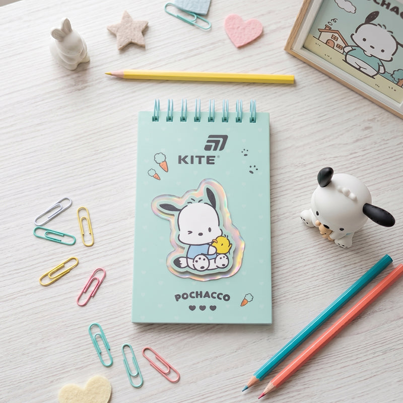 Блокнот на спирали Kite Pochacco PC26-279, А6, 80 листов, линия
