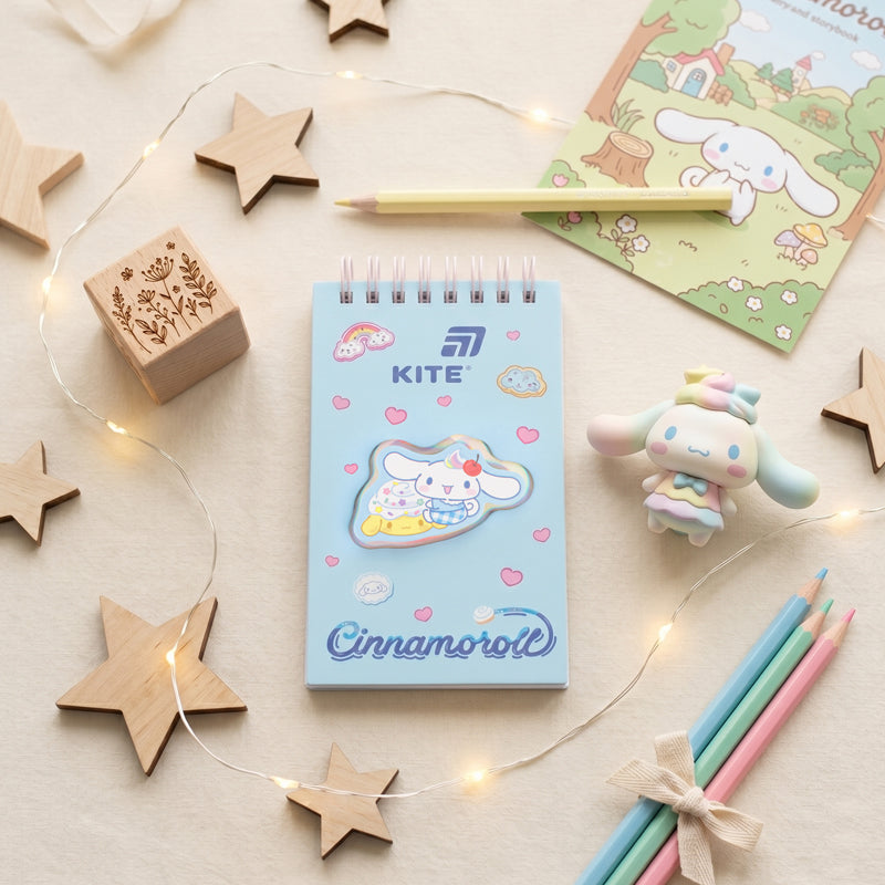 Блокнот на спирали Kite Cinnamoroll CR26-279, А6, 80 листов, линия