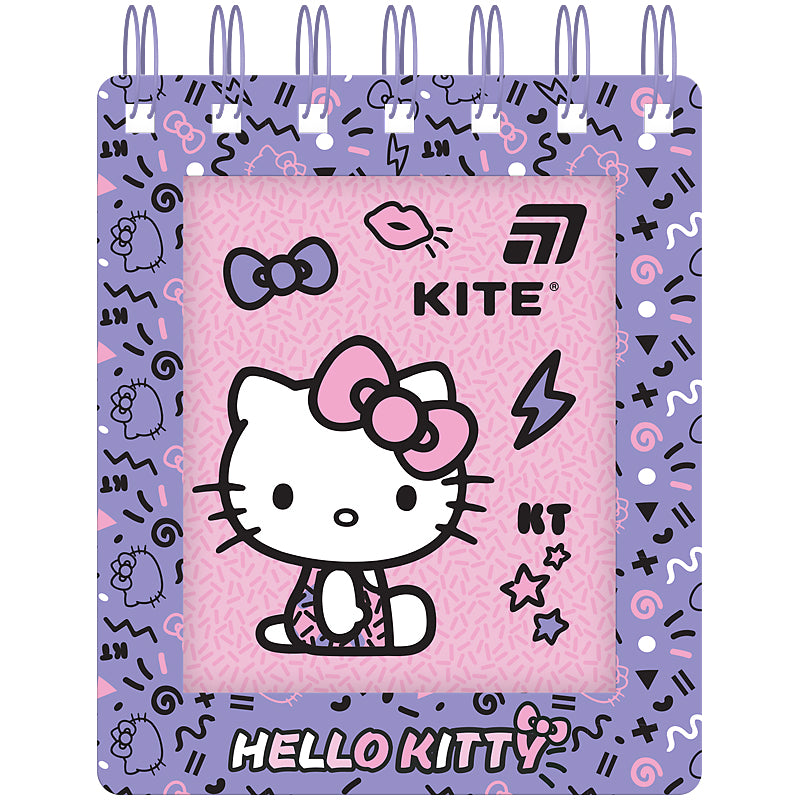 Блокнот на спіралі Kite Hello Kitty HK26-276-1, 80 аркушів, клітинка