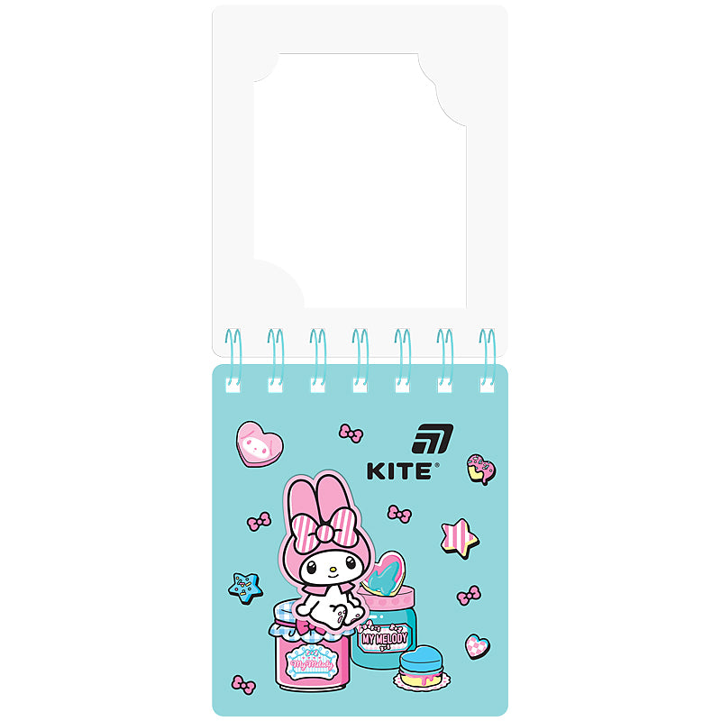 Блокнот на спіралі Kite My Melody HK26-276-2, 80 аркушів, клітинка