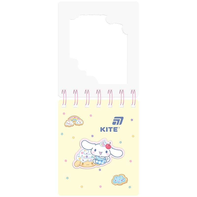 Блокнот на спіралі Kite Cinnamoroll CR26-276, 80 аркушів, клітинка