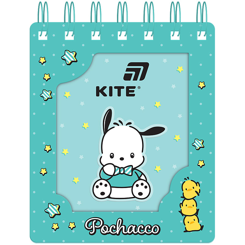 Блокнот на спіралі Kite Pochacco PC26-276, 80 аркушів, клітинка