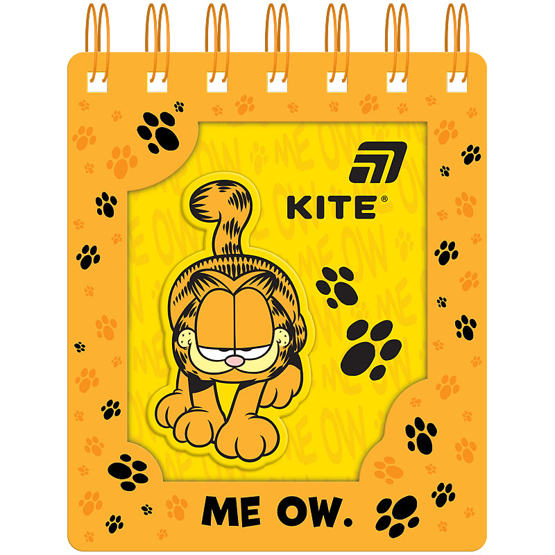 Блокнот на спіралі Kite Garfield GF26-276, 80 аркушів, клітинка