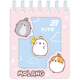 Блокнот на спіралі Kite Molang ML26-276, 80 аркушів, клітинка