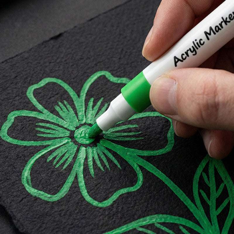 Маркери акрилові Jumbo Kite Creative K-1290, 12 кольорів