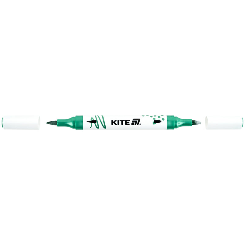 Маркеры акриловые двусторонние Kite Creative K-1293, 6 цветов металлик