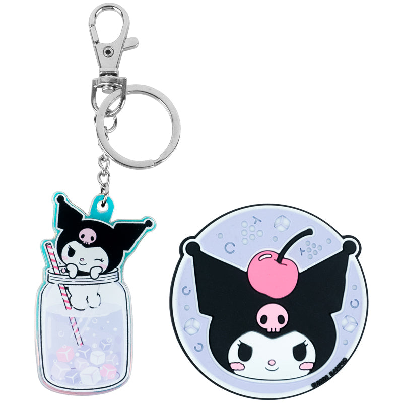 Набор бейдж на липучке и подвеска Kite Kuromi HK26-3010, 2 шт.