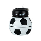 Силиконовая бутылка для воды Kite K26-1272-1, 550 мл, черно-белая