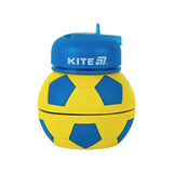Силиконовая бутылка для воды Kite K26-1272-2, 550 мл, сине-желтая