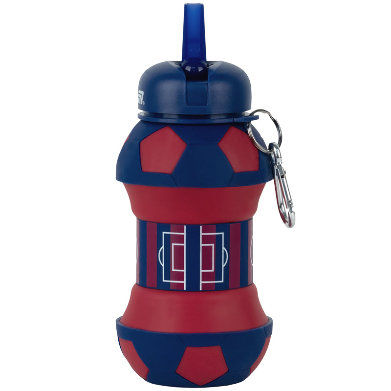 Силиконовая бутылка для воды Kite K26-1272-3, 550 мл, красно-синяя