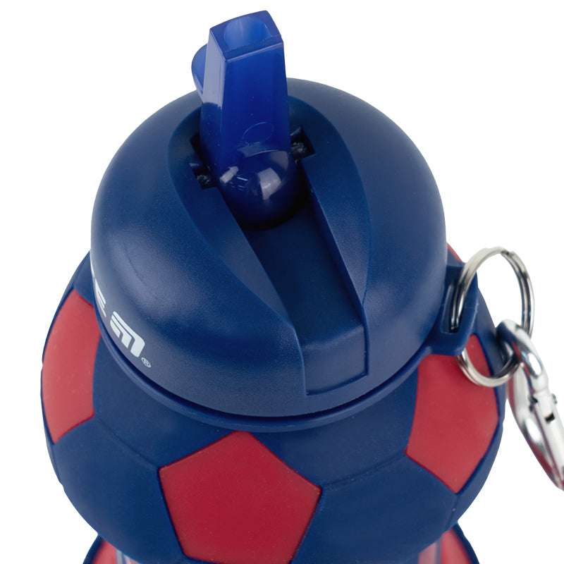 Силиконовая бутылка для воды Kite K26-1272-3, 550 мл, красно-синяя