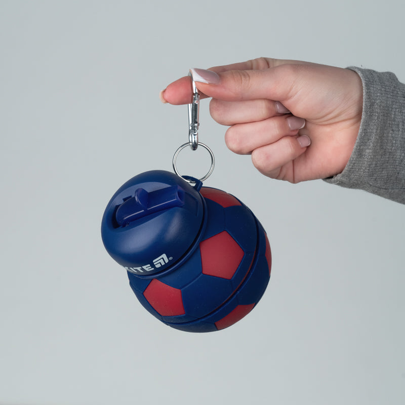 Силиконовая бутылка для воды Kite K26-1272-3, 550 мл, красно-синяя