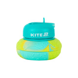 Силиконовая бутылка для воды Kite K26-1271-1, 600 мл, бирюзовая