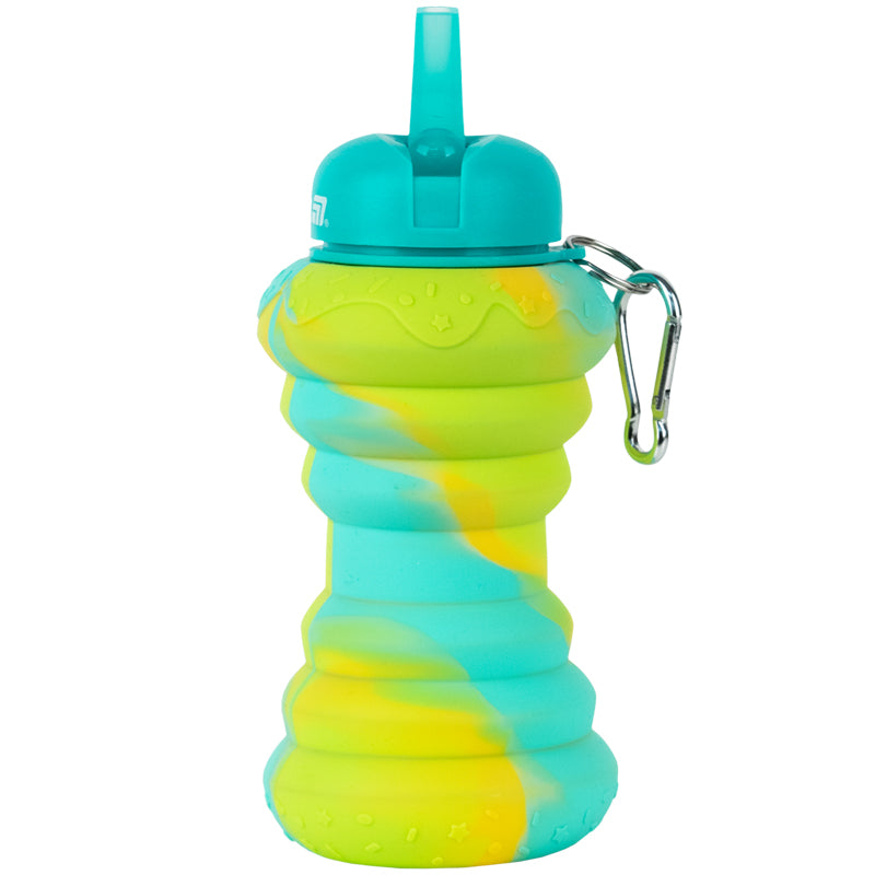 Силиконовая бутылка для воды Kite K26-1271-1, 600 мл, бирюзовая