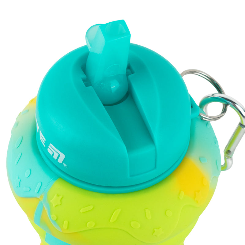 Силиконовая бутылка для воды Kite K26-1271-1, 600 мл, бирюзовая