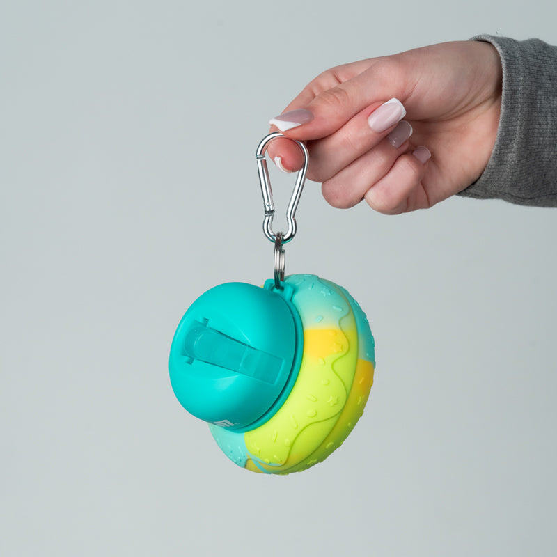 Силиконовая бутылка для воды Kite K26-1271-1, 600 мл, бирюзовая