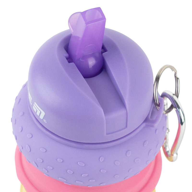 Силиконовая бутылка для воды Kite K26-1271-3, 600 мл, фиолетовая