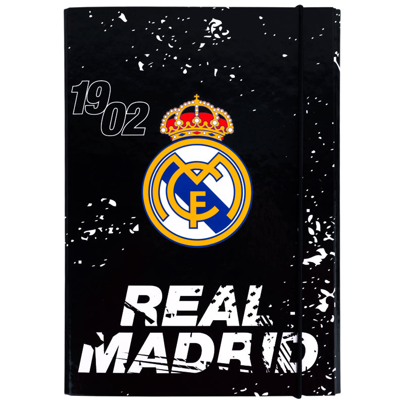 Папка для тетрадей на резинке Kite FC Real Madrid RL26-210, картон