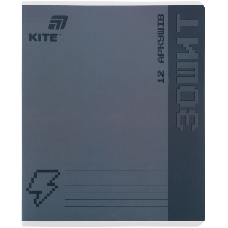 Зошит шкільний Kite One Color K26-232, 12 аркушів, клітинка