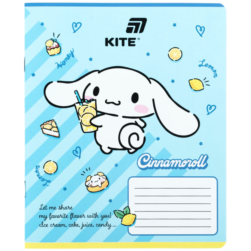 Тетрадь школьная Kite Kuromi HK25-232-4, 12 листов, клетка