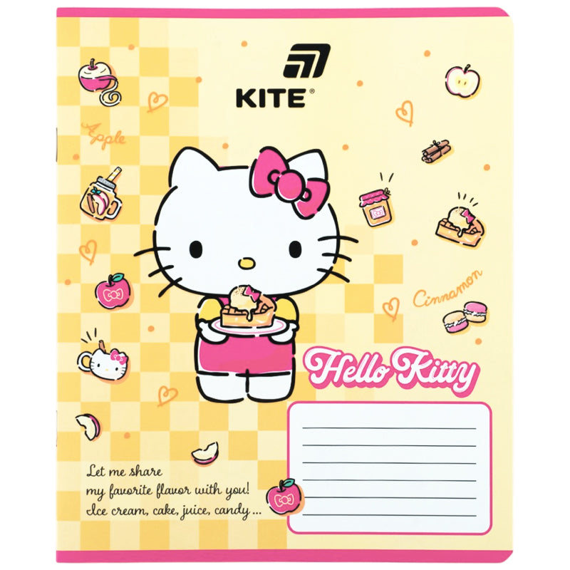 Тетрадь школьная Kite Kuromi HK25-232-4, 12 листов, клетка