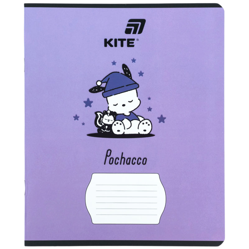 Тетрадь школьная Kite Pochacco PC26-232, 12 листов, клетка