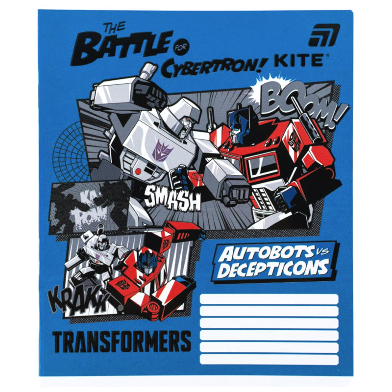 Тетрадь школьная Kite Transformers TF26-232, 12 листов, клетка
