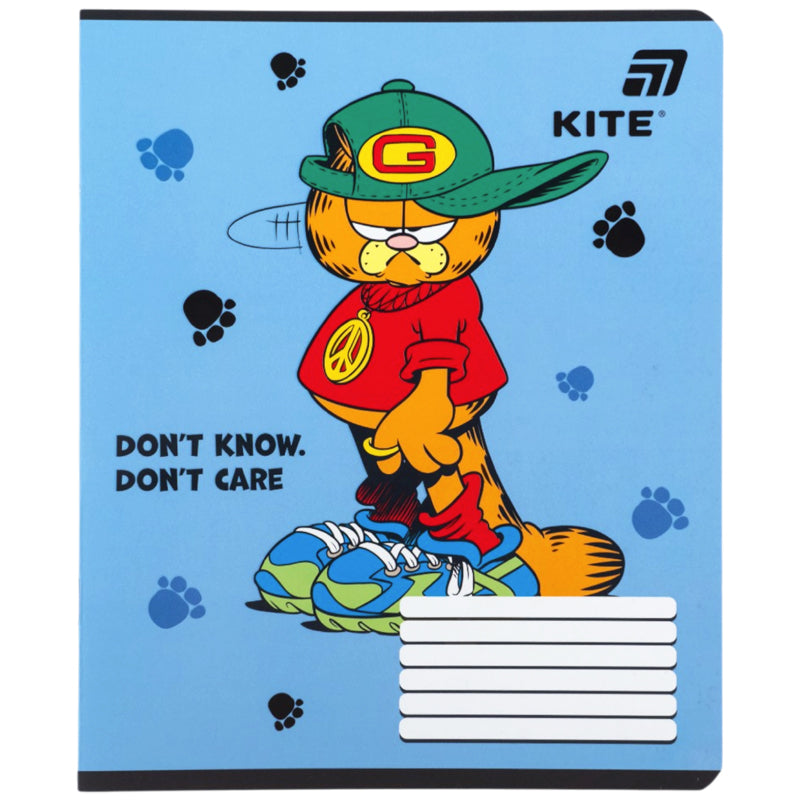 Зошит шкільний Kite Garfield GF26-232-4, 12 аркушів, клітинка