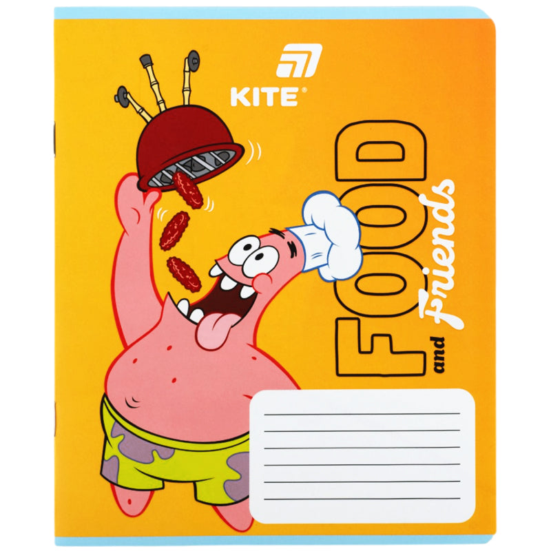 Зошит шкільний Kite Sponge Bob SB26-232, 12 аркушів, клітинка