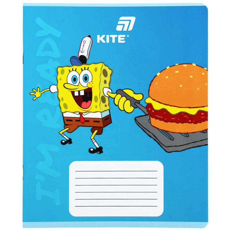 Зошит шкільний Kite Sponge Bob SB26-232, 12 аркушів, клітинка