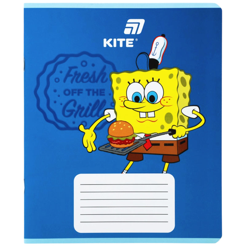 Зошит шкільний Kite Sponge Bob SB26-232, 12 аркушів, клітинка