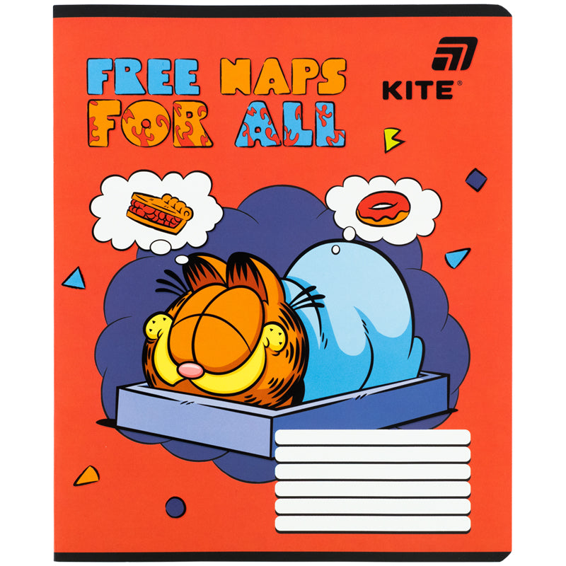 Зошит шкільний Kite Garfield GF26-234, 12 аркушів, лінія
