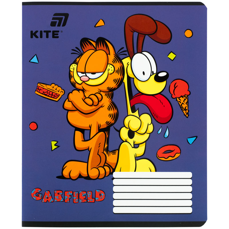 Зошит шкільний Kite Garfield GF26-234, 12 аркушів, лінія