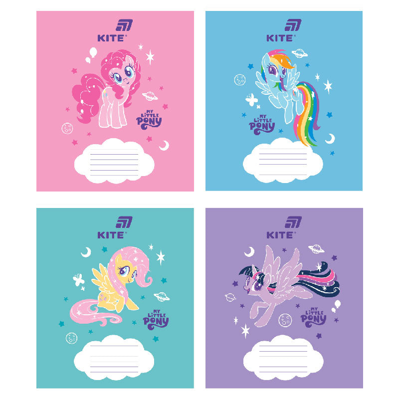 Зошит шкільний Kite My Littke Pony LP26-235, 12 аркушів, коса лінія
