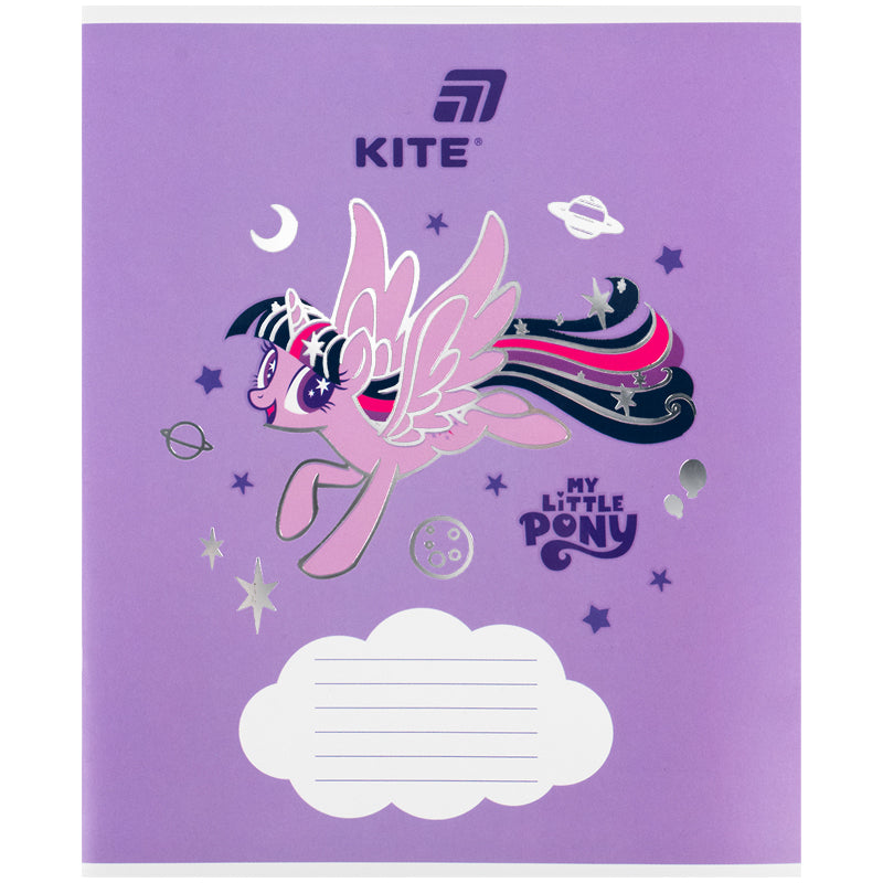 Тетрадь школьная Kite My Little Pony LP26-235, 12 листов, косая линия