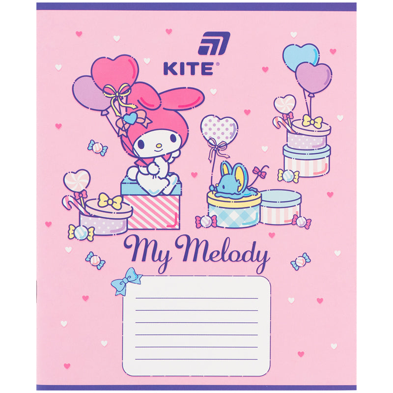 Зошит шкільний Kite Hello Kitty HK26-235, 12 аркушів, коса лінія