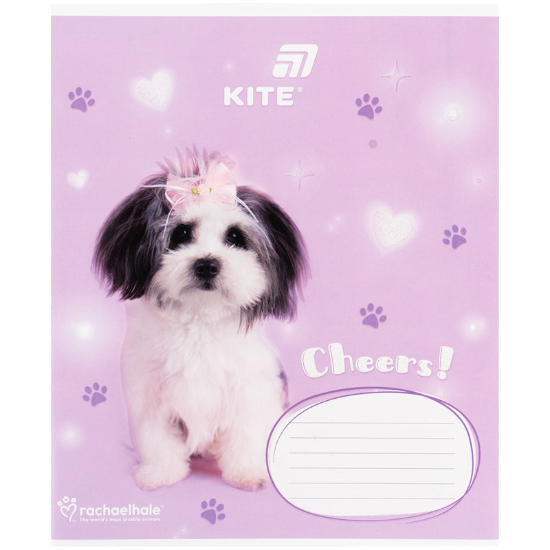Тетрадь школьная Kite Hello Kitty R26-235, 12 листов, косая линия