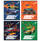 Тетрадь школьная Kite Hot Wheels HW26-235, 12 листов, косая линия