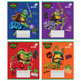 Тетрадь школьная Kite Ninjia Turtles NT26-235, 12 листов, косая линия
