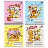 Тетрадь школьная Kite Garfield GF26-235, 12 листов, косая линия