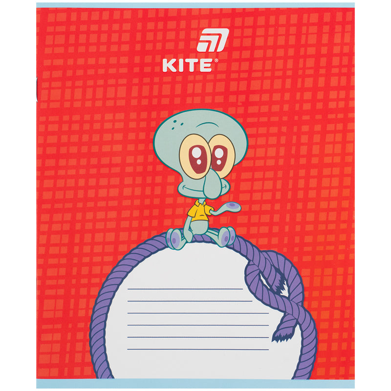 Тетрадь школьная Kite Sponge Bob SB26-235, 12 листов, косая линия