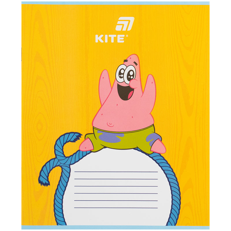 Тетрадь школьная Kite Sponge Bob SB26-235, 12 листов, косая линия