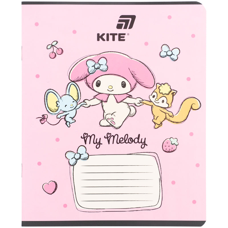 Тетрадь школьная Kite Hello Kitty HK26-236-2, 18 листов, клетка